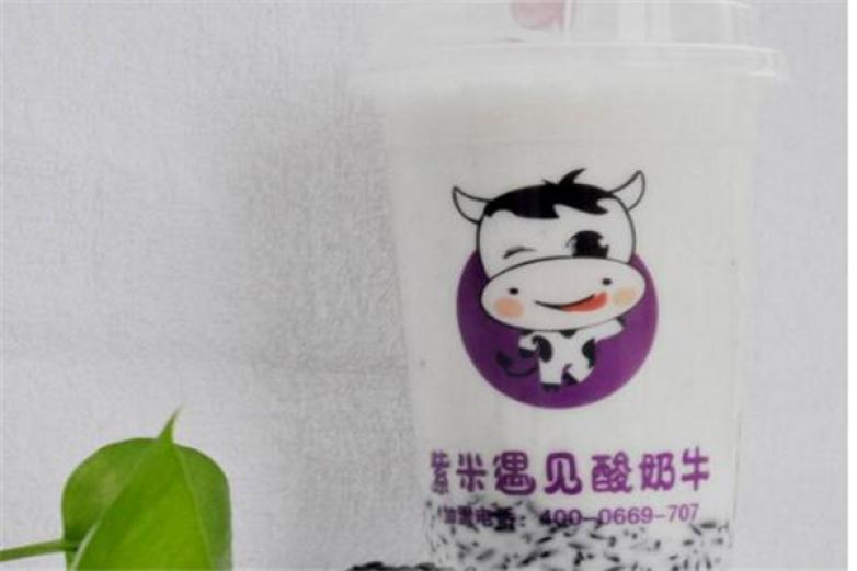 紫米遇见酸奶牛加盟
