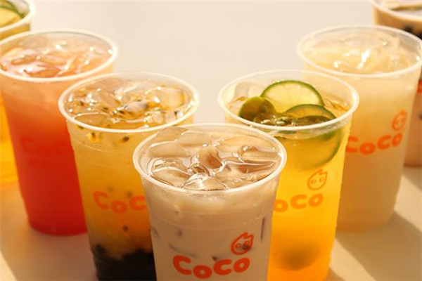 coco奶茶店的产品种类丰富